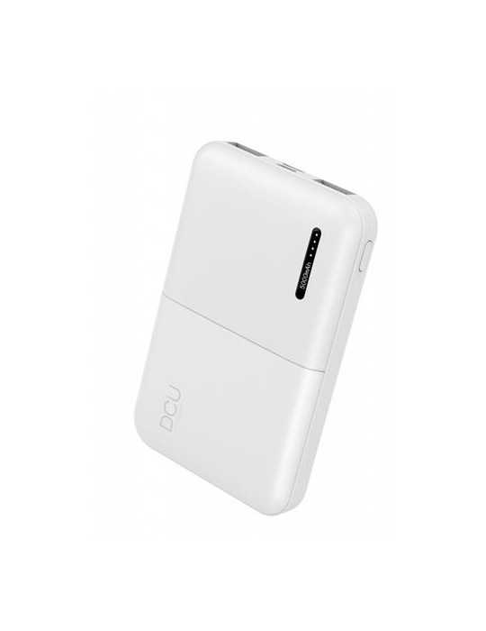 Batería Exterior con Triple Puerto USB 5000MAH Blanco [LOTE DE 2 Unidades] DCU