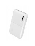 Batería Exterior con Triple Puerto USB 5000MAH Blanco [LOTE DE 2 Unidades] DCU