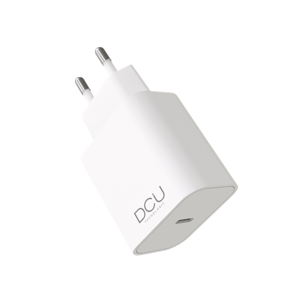 Cargador USB Tipo C PD 20W Blanco 37300720 [LOTE DE 2 Unidades] DCU