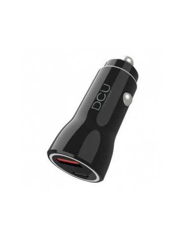 Cargador Coche USB Carga Rápida 3.0+USB Type C 18W [LOTE DE 2 Unidades] DCU