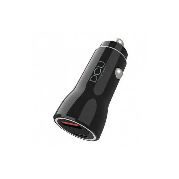 Cargador Coche USB Carga Rápida 3.0+USB Type C 18W [LOTE DE 2 Unidades] DCU