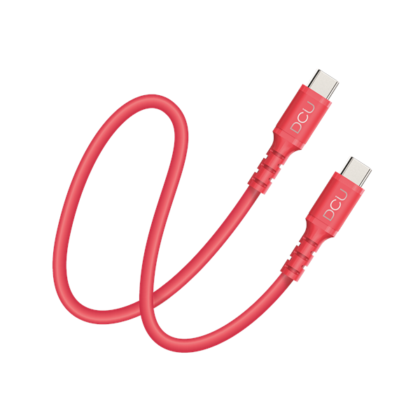 Conexión USB Tipo C - USB Tipo C Rojo 1M 30402080 [LOTE DE 4 Unidades] DCU