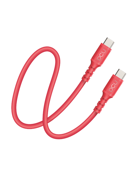 Conexión USB Tipo C - USB Tipo C Rojo 1M 30402080 [LOTE DE 4 Unidades] DCU