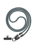 Cordón Cable Tipo C. AC 60W 1.2M Gris Trenzado [LOTE DE 2 Unidades] DCU
