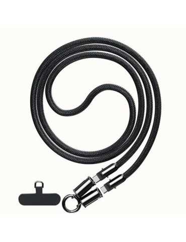 Cordón Cable Tipo C. AC 60W 1.2M Negro Trenzado [LOTE DE 2 Unidades] DCU