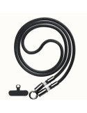 Cordón Cable Tipo C. AC 60W 1.2M Negro Trenzado [LOTE DE 2 Unidades] DCU