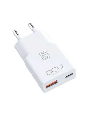 Cargador Super Slim USB-C PD 20W+USB-A QC 18W [LOTE DE 2 Unidades] DCU