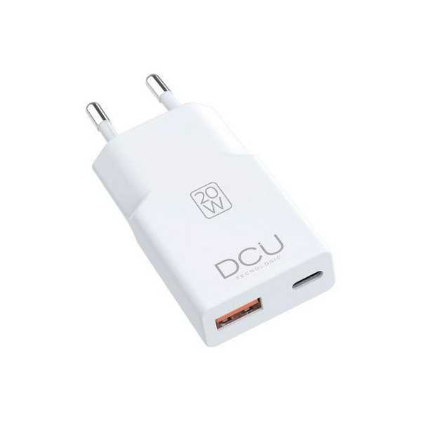 Cargador Super Slim USB-C PD 20W+USB-A QC 18W [LOTE DE 2 Unidades] DCU