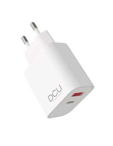 Cargador USB Tipo C PD 18W+USB QC3.0 37300710 [LOTE DE 2 Unidades] DCU