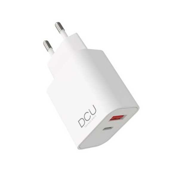 Cargador USB Tipo C PD 18W+USB QC3.0 37300710 [LOTE DE 2 Unidades] DCU