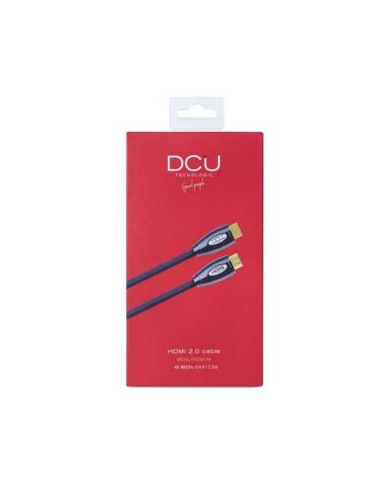 Conexión Hdmi M-Hdmi M Metal Premium 1,5M 4K 60HZ [LOTE DE 4 Unidades] DCU