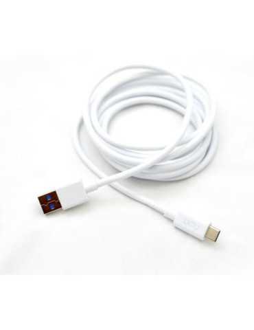 Conexión USB 3.1 Tipo C USB Tipo a 3.0 Blanco 2M [LOTE DE 4 Unidades] DCU