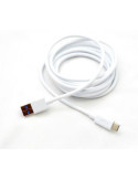 Conexión USB 3.1 Tipo C USB Tipo a 3.0 Blanco 2M [LOTE DE 4 Unidades] DCU