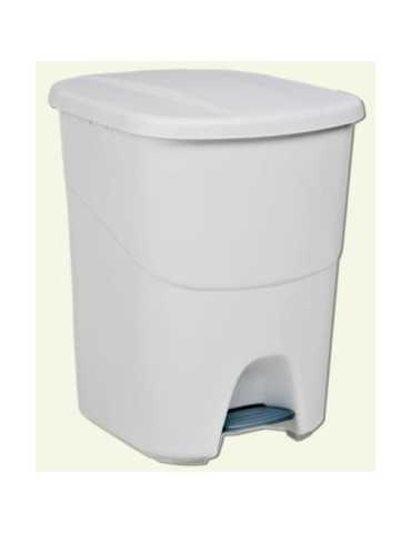 Pedalbin Ecologico 40 L Blanco 24180 [LOTE DE 2 Unidades] DENOX