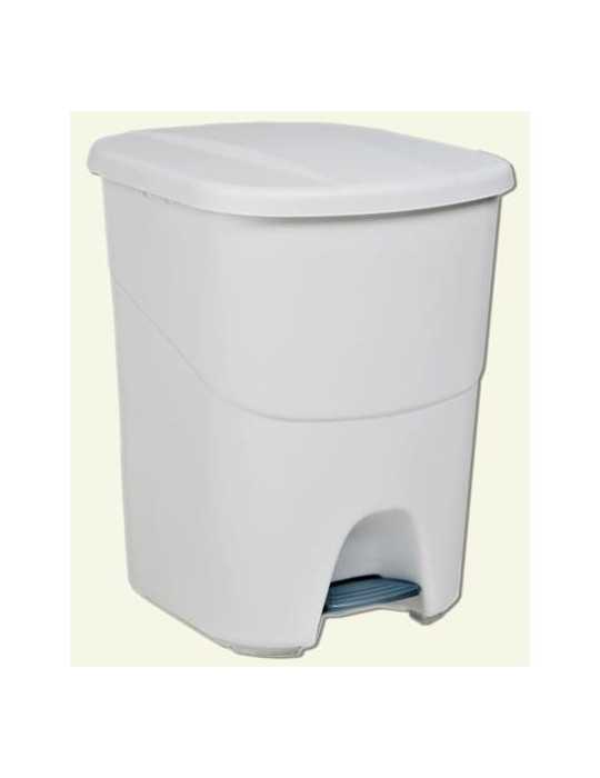 Pedalbin Ecologico 40 L Blanco 24180 [LOTE DE 2 Unidades] DENOX