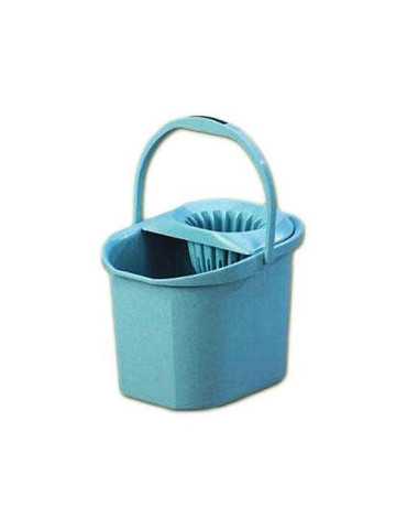 Cubo Fregasuelos 16 L Azul 23600 [LOTE DE 4 Unidades] DENOX