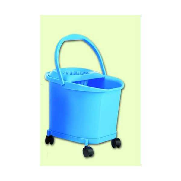 Cubo Fregasuelos con Ruedas AZUL23610 [LOTE DE 2 Unidades] DENOX