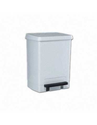 Cubo Pedalbin 26 L Blanco 24150 [LOTE DE 2 Unidades] DENOX