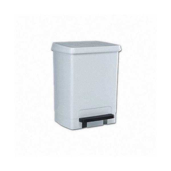 Cubo Pedalbin 26 L Blanco 24150 [LOTE DE 2 Unidades] DENOX