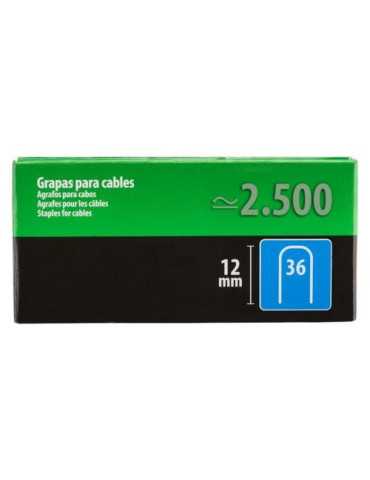 Grapa Cable N 36 14 mm (Caja 850 Und) [LOTE DE 6 Unidades] DESA