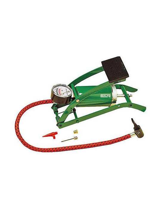 Bomba de Inflar Pedal Económica 4212833 [LOTE DE 4 Unidades] DESA