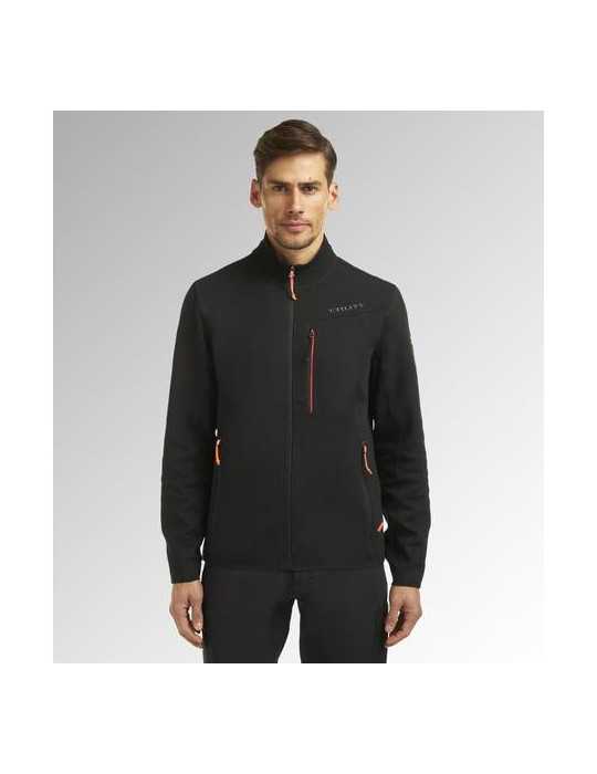 Sudadera con Cremallera Shadow Negro Talla L DIADORA
