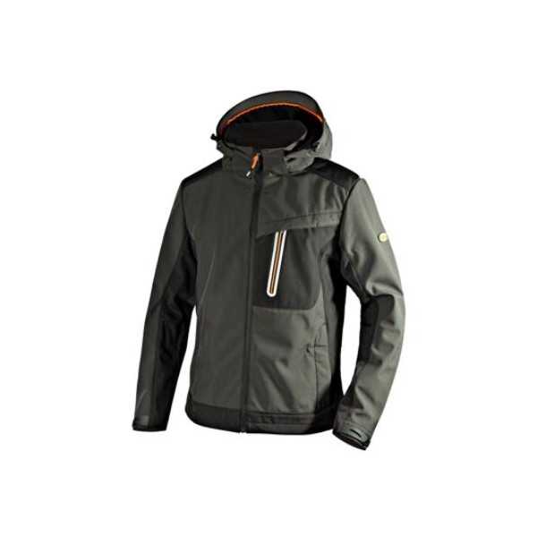 Chaqueta Softshell Tech Carbón Asphalt, Talla S DIADORA