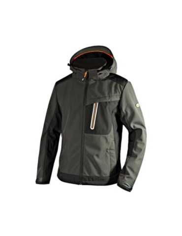 Chaqueta Softshell Tech Carbón Asphalt, Talla M DIADORA