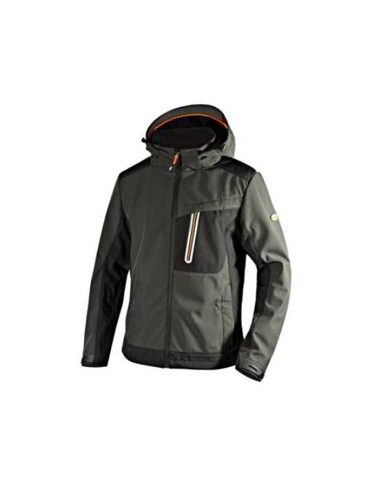 Chaqueta Softshell Tech Carbón Asphalt, Talla M DIADORA