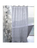 Cortina Baño EVA POLIES. 180X200 Dropado Anillas [LOTE DE 2 Unidades] DINTEX