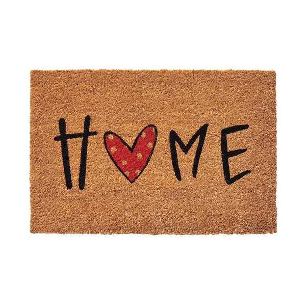 Felpudo Coco Natural Lovely Home 40X60 50017 [LOTE DE 4 Unidades] DINTEX