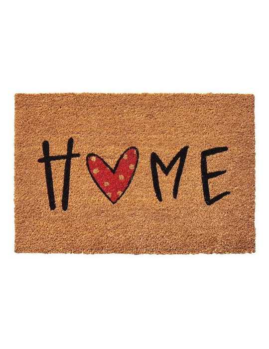 Felpudo Coco Natural Lovely Home 40X60 50017 [LOTE DE 4 Unidades] DINTEX