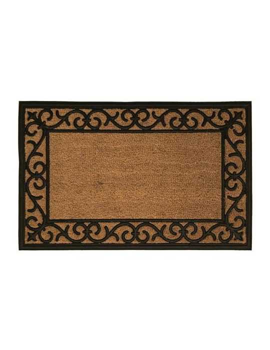 Felpudo Coco-Goma Prensado Lyon 45X70CM Recto [LOTE DE 4 Unidades] DINTEX