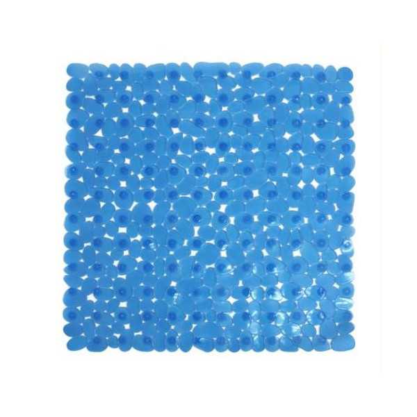 Alfombra Baño Antidesliz. 54X54 Azul Marelia 5223 [LOTE DE 4 Unidades] DINTEX