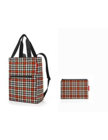 Bolsa Mini Maxi 2EN1 Glencheck Red 30,5X41X15,5CM [LOTE DE 2 Unidades] DISSENY