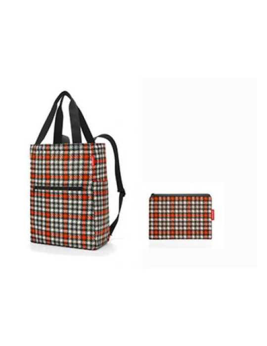 Bolsa Mini Maxi 2EN1 Glencheck Red 30,5X41X15,5CM [LOTE DE 2 Unidades] DISSENY