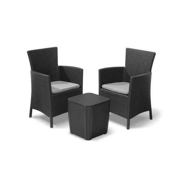 Set Iowa Balcony Grafito 223929 CURVER
