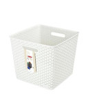 Cesta MY Style 25 L Blanca 196862 [LOTE DE 4 Unidades] CURVER