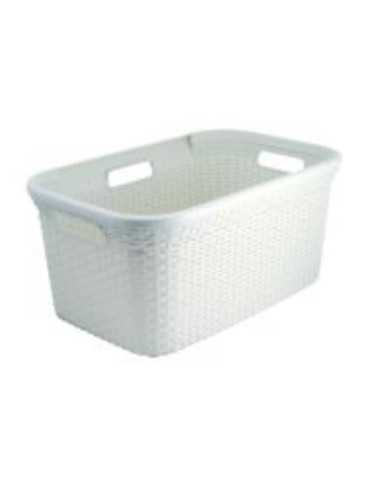 Cesta Natural Style 45 L Blanca 187492 [LOTE DE 2 Unidades] CURVER