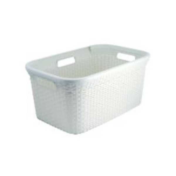 Cesta Natural Style 45 L Blanca 187492 [LOTE DE 2 Unidades] CURVER