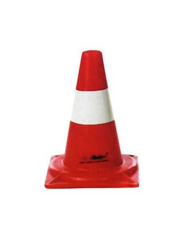 Cono Señalizacion Fluorescente 32 cm 1635 [LOTE DE 4 Unidades] CV TOOLS