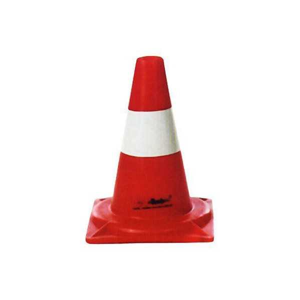Cono Señalizacion Fluorescente 32 cm 1635 [LOTE DE 4 Unidades] CV TOOLS