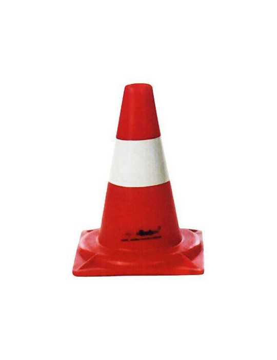 Cono Señalizacion Fluorescente 32 cm 1635 [LOTE DE 4 Unidades] CV TOOLS