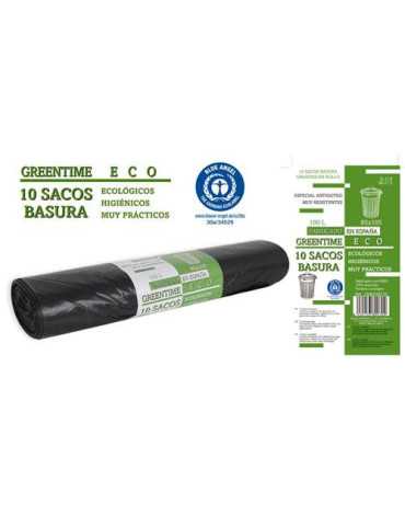 Rollo 10 Bolsas Basura 85X105 G-110 100L ECO [LOTE DE 14 Unidades] SOLER