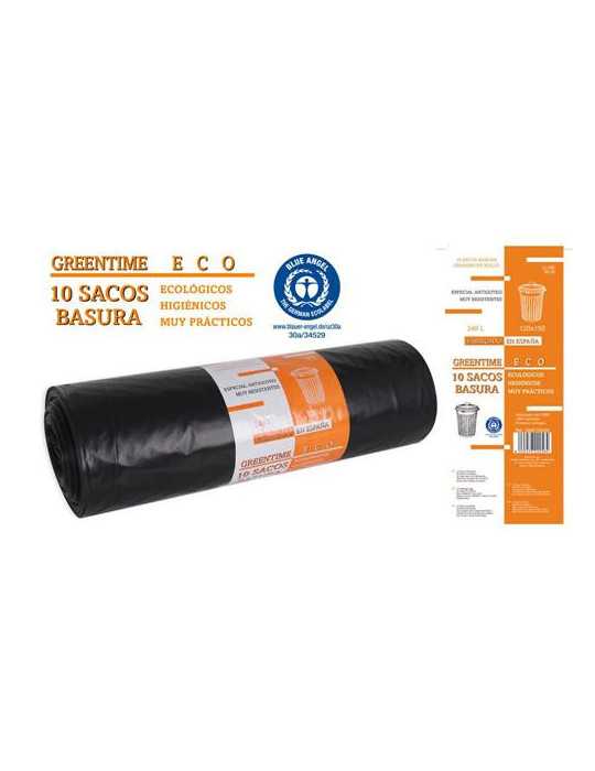 Rollo 10 Bolsas Basura 120X150 G-200 240L ECO [LOTE DE 4 Unidades] SOLER