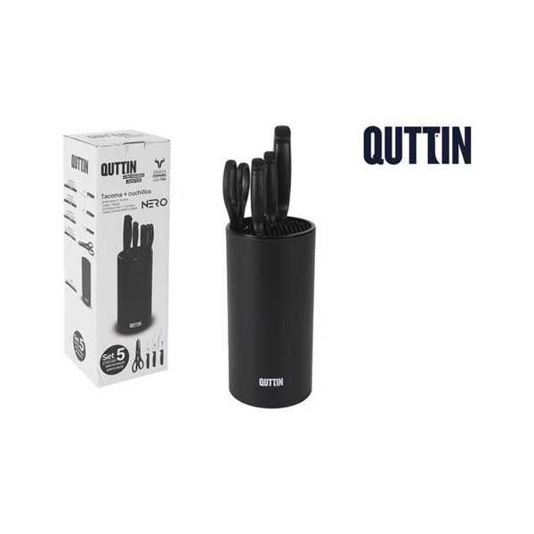 Tacoma 5PZAS Quttin Negro 709630 [LOTE DE 4 Unidades] SOLER