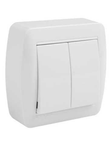 Doble Conmutador 10AX 250 V MUR12U [LOTE DE 4 Unidades] SOLERA