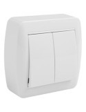 Doble Conmutador 10AX 250 V MUR12U [LOTE DE 4 Unidades] SOLERA