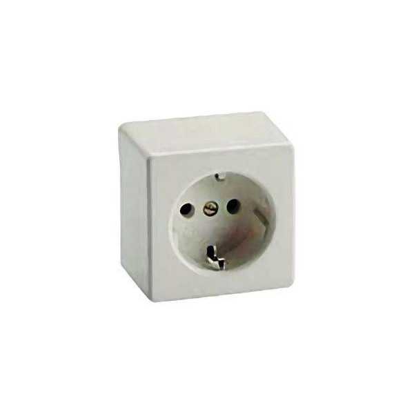 Base Superficie 10/16 Ah 250 V 5001 [LOTE DE 8 Unidades] SOLERA