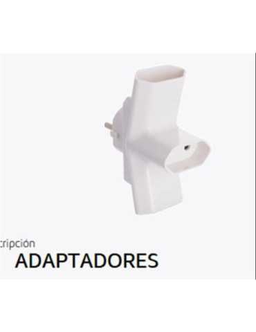 Adaptador 3 Tomas Bip. 16 a 15097 [LOTE DE 8 Unidades] SOLERA